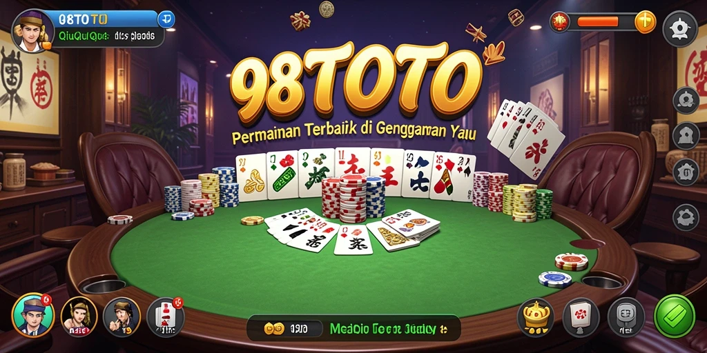 Tampilan gameplay QiuQiu yang menarik di 98TOTO.