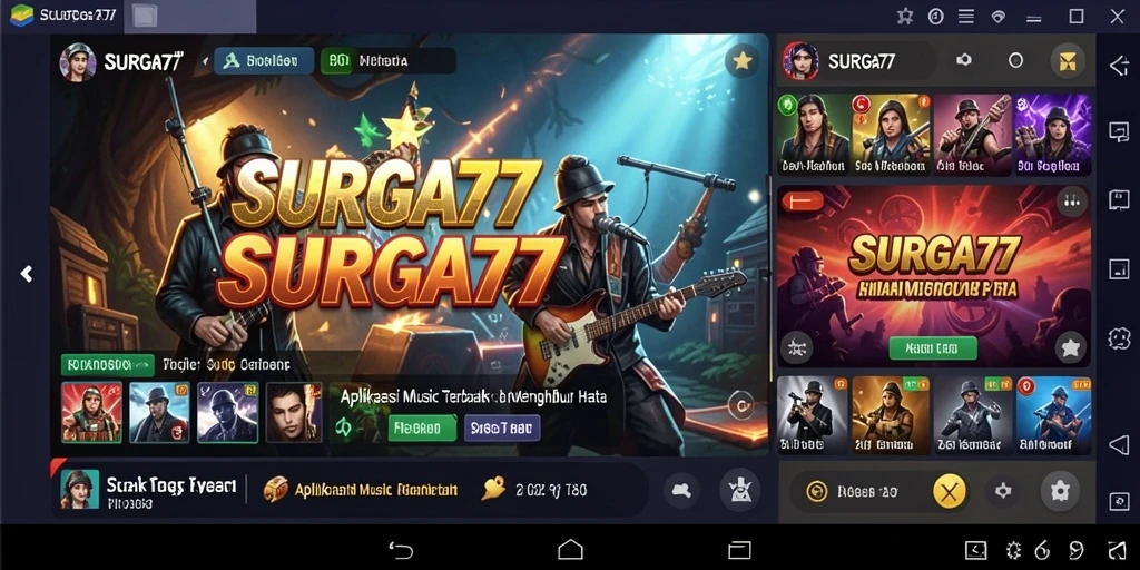 Tampilan menarik dari SURGA77 saat menikmati musik secara maksimal.
